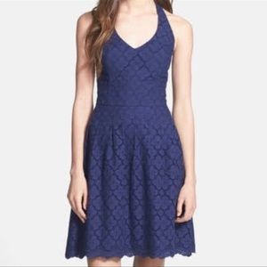 LILLY PULITZER navy Charleston eyelet dress